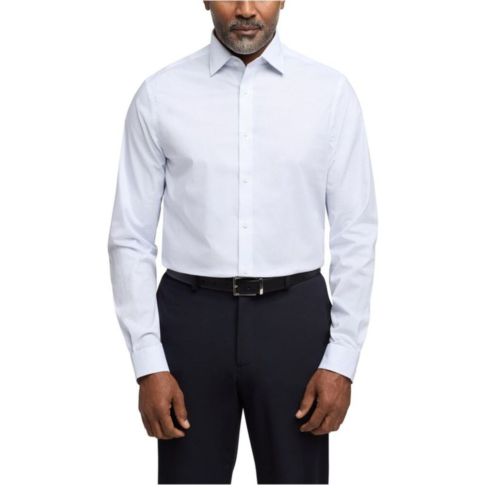 Michael Kors Mens Wrinkle-Free Comfort Stretch Button Down Dress Shirt, NWT